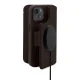 Decoded MagSafe Leather Detachable Wallet Case for iPhone 14 Plus, Brown