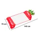 Inflatable Water Hammock / Pool Float Strawberry Design, 140x70 cm