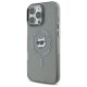 Karl Lagerfeld iPhone 16 Pro Case IML Metal Choupette Head MagSafe, Black