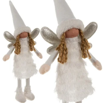 Ruhhy Christmas Fairy Figurine, White
