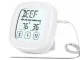 Digital Meat Thermometer with Probe Touch LCD, White