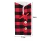 Christmas Plaid Bottle Cover, 16x12 cm