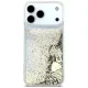 Guess Liq. Glitter 4 Charms Case for iPhone 17 Pro Max, Gold