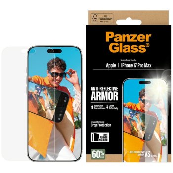 PanzerGlass Armor Anti-Reflective EasyAligner Tempered Glass  iPhone 17 Pro Max