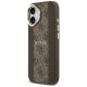Guess 4G Stripe MagSafe vāciņš iPhone 17 telefonam – brūns | Phone Case Cover