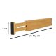 Drawer Organiser Adjustable Bamboo Separator 34-43.5cm, 1 Piece