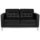 Gabbiano BM18019 Waiting Room Sofa, Black