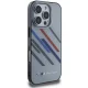 BMW iPhone 16 Pro Case Motorsport IML Random Stripes, Gray