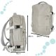 Anti-Theft Waterproof Backpack Bag Rucksack with USB Charging Port (45x16x28 cm), Grey