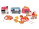 Kids Kitchen Toy Set: Microwave, Toaster, Mixer & Accessories