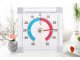 Self-adhesive window external round thermometer
