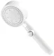 Shower Head with Hose and Wall Mount, White