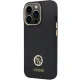 Guess iPhone 13 Pro Case Silicone Logo Strass 4G, Black