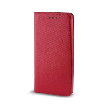 Apple iPhone XS MAX Magnet TPU Book Case Cover Wallet with Pockets - Red