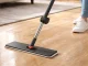 Flat Floor Mop with Wringer and Microfiber Pad, 141 cm, Gray