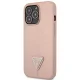 Guess Saffiano Triangle Case for iPhone 14 Pro Max - Pink