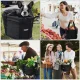 Folding Bicycle Handlebar Basket Bag