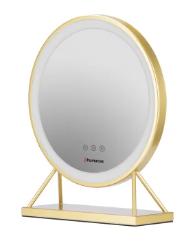 Makiažo veidrodis su LED apšvietimu Humanas HS-HM04 40 cm, auksas