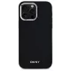 DKNY iPhone 14 Pro Max Case Plain Silver MagSafe Logo, Black