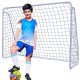 Large Metal Garden Football Goal 213x150x90 cm with Net