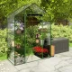 Garden Greenhouse with Shelves Plonos 4922 140x70x195cm