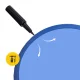 4Fizjo Reh Ball Exercise Ball 55 cm, Blue