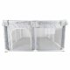 Детский манеж складной 120x120см, игровая площадка для детей, серый