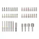 Screwdriver Bit Set Bosch Extra Hard Pick and Click, 43 pcs