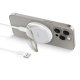 Tech-Protect QI15W-A33 Inductive Charger with MagSafe and Stand with USB-A / USB-C Cable - White