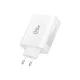 Tech-Protect NC120W-GAN 120W 4-Port Wall Charger - White