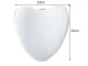 Orthopedic Knee Pillow for Leg Alignment, White