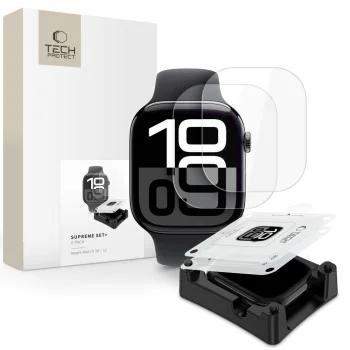 Tech-Protect Supreme Hydrogel Film 2-Pack for Apple Watch 10 46mm