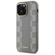 DKNY iPhone 14 Pro Max Case Leather Checkered Mono Pattern MagSafe, Beige