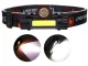 COB 4-in-1 Rechargeable Headlamp with Magnet, Black