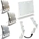 LED Makeup Mirror with 10 Bulbs and 3 Light Modes, White