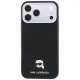 Karl Lagerfeld Grained Karl Head Metal MagSafe Case for iPhone 18 Pro / 17 Pro - Black
