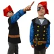 Kids Pirate Carnival Costume (3-8 Years), Black/Brown