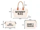 Mommy Bag 3in1 Diaper Bag with Cosmetic Bag and Organizer, Beige