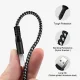 Maclean MCE471 USB-A to USB-C Cable, Fast Charge 2.4A, 1m, Black