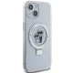Karl Lagerfeld Ring Stand Karl&Choupette MagSafe Case for iPhone 15/14/13, White
