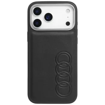 Audi TT Synthetic Leather MagSafe Case for iPhone 17 Pro Max, Black
