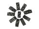Classic Wooden Domino Game, Set in Box, 28 pcs.