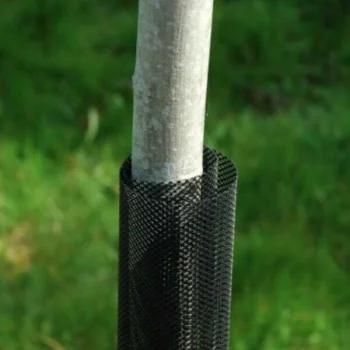 Tree Trunk Protection Mesh Ø6 × 110 cm, 3 pcs, Black