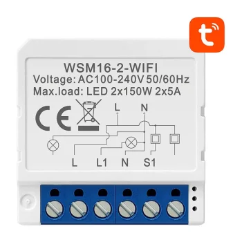 Avatto WSM16-W2 2-Channel Wi-Fi Smart Switch Module TUYA