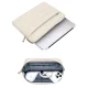 Tech-Protect Puffy 13-14 Laptop Bag with Accessory Pouch, Beige