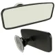 Wide-Angle Car Rearview Mirror with Suction Cup KX7655, Black