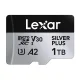 Lexar High-Performance Silver Plus microSDXC Memory Card 1TB + Adapter