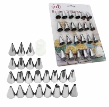 Cake Decorating Supplies Kit with 24 Icing Tips for Cupcakes Cookies