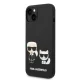 Karl Lagerfeld KLHMP14MSSKCK Liquid Silicone Case for iPhone 14 Plus, Black