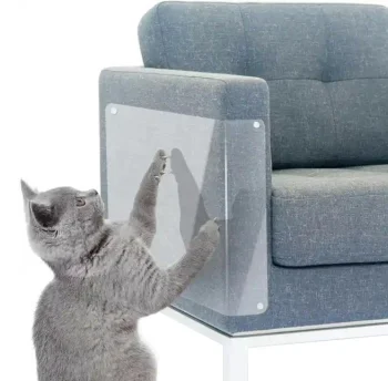 Transparent Furniture Protector Film against Cat Scratches, 45x30 cm, 2 Pcs